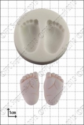 'Baby Feet (2)' Silicone Mould